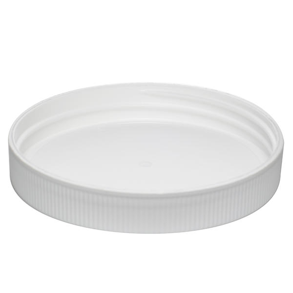 70-400 WHITE SHALLOW SKIRT FLAT SEAL FINE RIB / MATTE CENTER / RING TOP PP-detail image