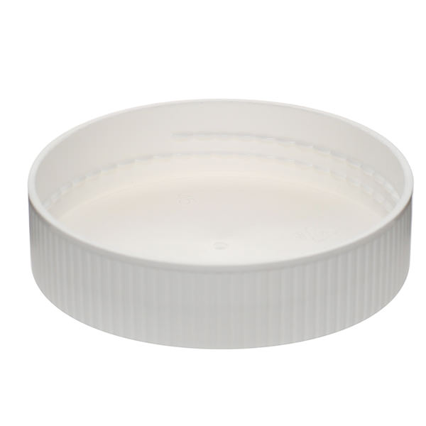 72-445 WHITE DEEP SKIRT FLAT SEAL COARSE RIB / SMOOTH CENTER / RING TOP PP-detail image