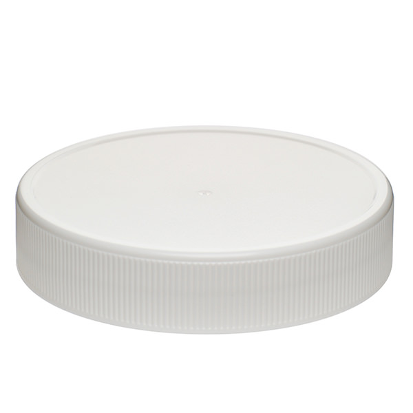 83-400 WHITE DEEP SKIRT FLAT SEAL FINE RIB / MATTE CENTER / RING TOP PP