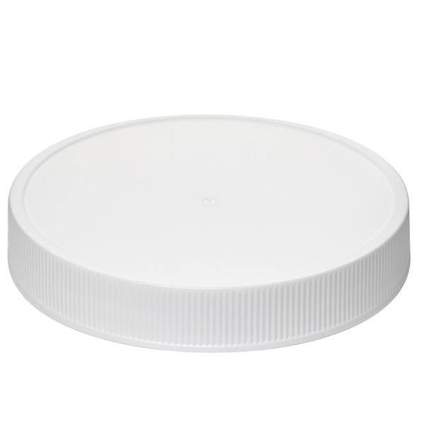83-400 WHITE SHALLOW FLAT SEAL FINE RIB / MATTE CENTER / RING TOP PP
