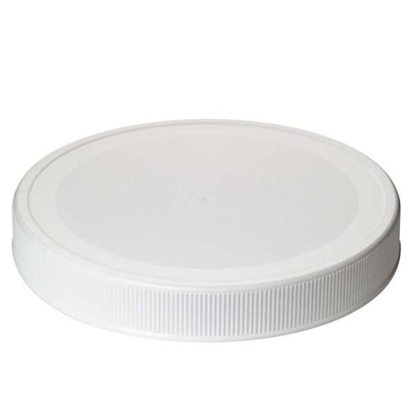 110-400 WHITE SHALLOW FLAT SEAL FINE RIB / MATTE CENTER / SMOOTH RING / RING TOP PP
