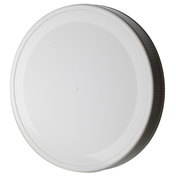 110-400 WHITE SHALLOW FLAT SEAL FINE RIB / MATTE CENTER / SMOOTH RING / RING TOP PP-detail image