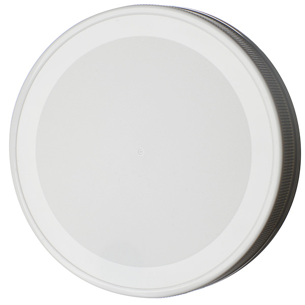 120-400 WHITE DOUBLE BAND TE LIP SEAL FINE RIB / MATTE CENTER / SMOOTH RING / RING TOP PP-detail image