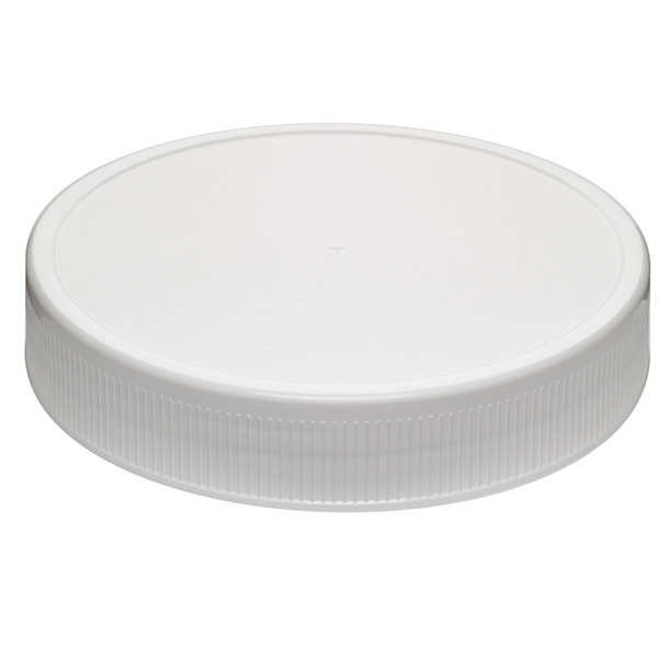 120-400 WHITE DEEP SKIRT FLAT SEAL FINE RIB / MATTE CENTER / RING TOP PP