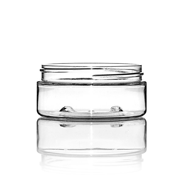 3OZ CLEAR PET WIDE MOUTH ROUND - 70-400 NECK