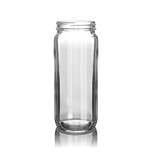  16OZ FLINT GLASS PARAGON ROUND BODY - 63-400 NECK