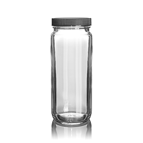  16OZ FLINT GLASS PARAGON ROUND BODY - 63-400 NECK-detail image