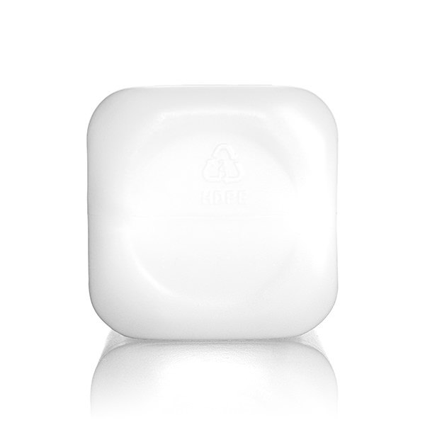 8OZ NATURAL HDPE JUICE SQUARE - 38-400-detail image