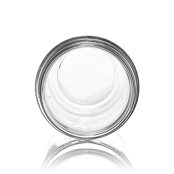 12OZ FLINT PARAGON ROUND GLASS JAR - 63-400 NECK-detail image