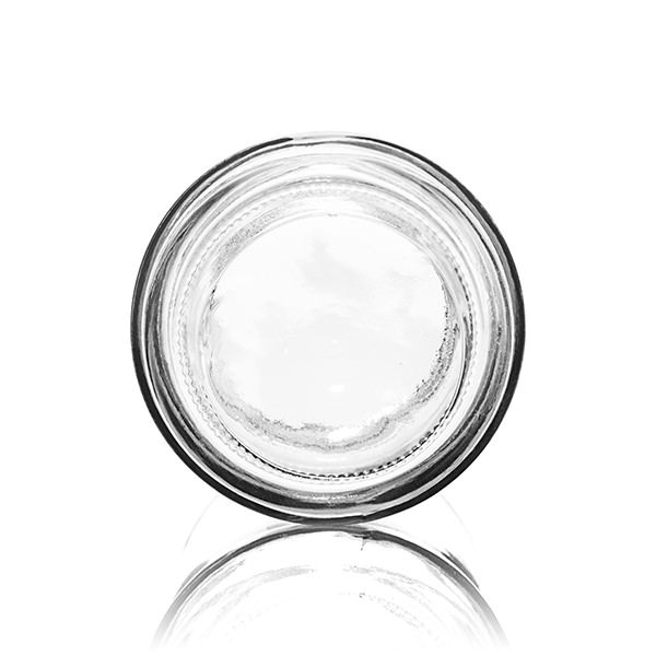 12OZ FLINT PARAGON ROUND GLASS JAR - 63-400 NECK-detail image