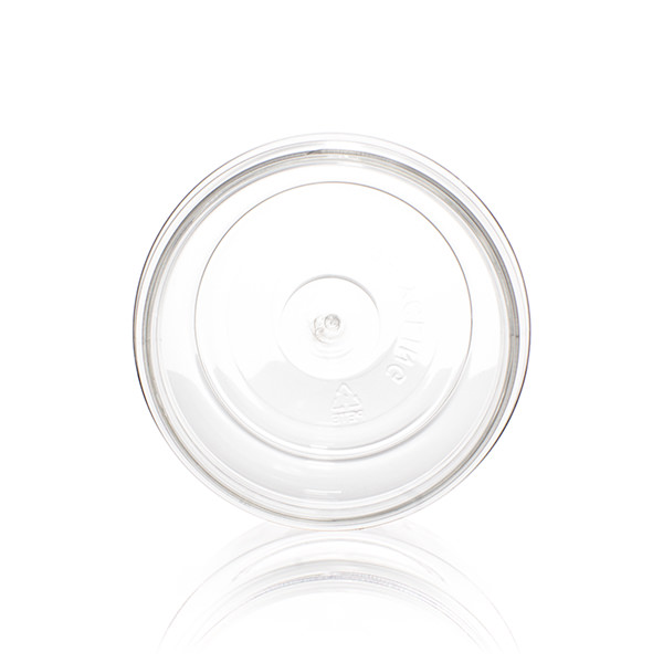 300ML CLEAR WIDE MOUTH ROUND PET PLASTIC JAR - 87.5MM-detail image