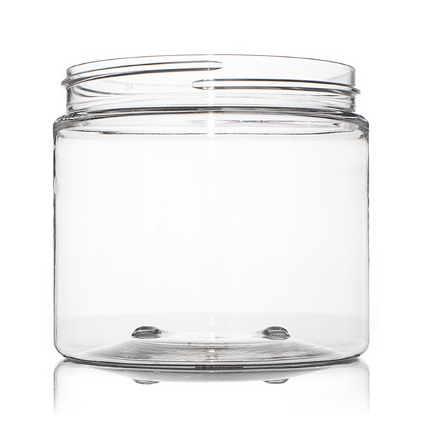 16OZ CLEAR PET STRAIGHT SIDED 35 PERCENT PCR ROUND BODY - 89-400 NECK