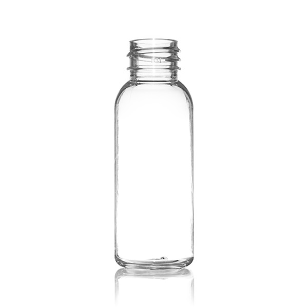 1OZ CLEAR PET COSMO ROUND - 20-410 NECK