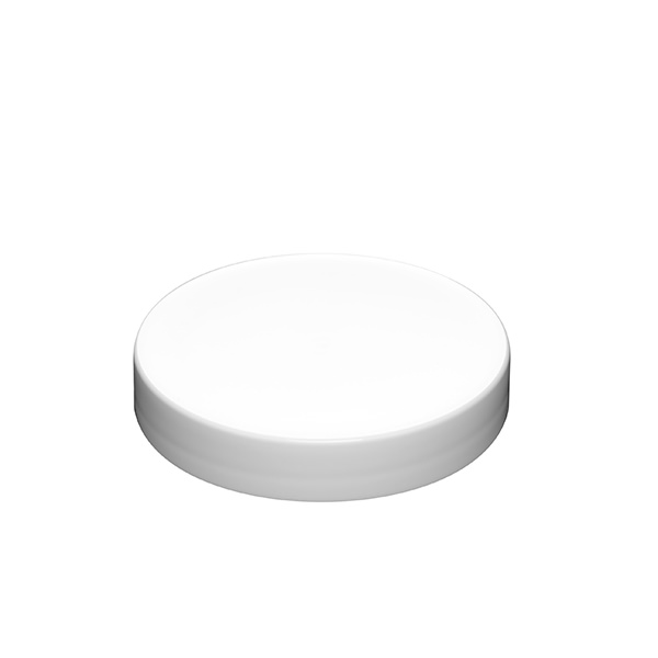 63-400 WHITE SMOOTH SIDE / SMOOTH TOP PP CLOSURE