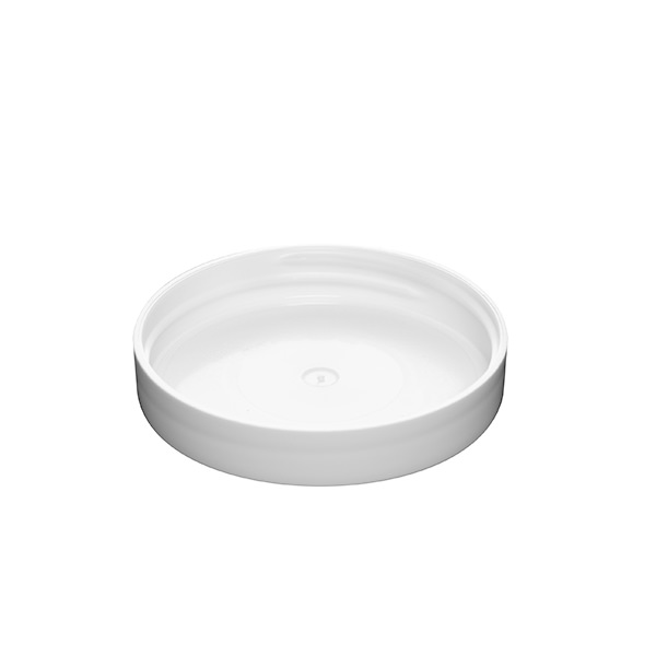 63-400 WHITE SMOOTH SIDE / SMOOTH TOP PP CLOSURE-detail image