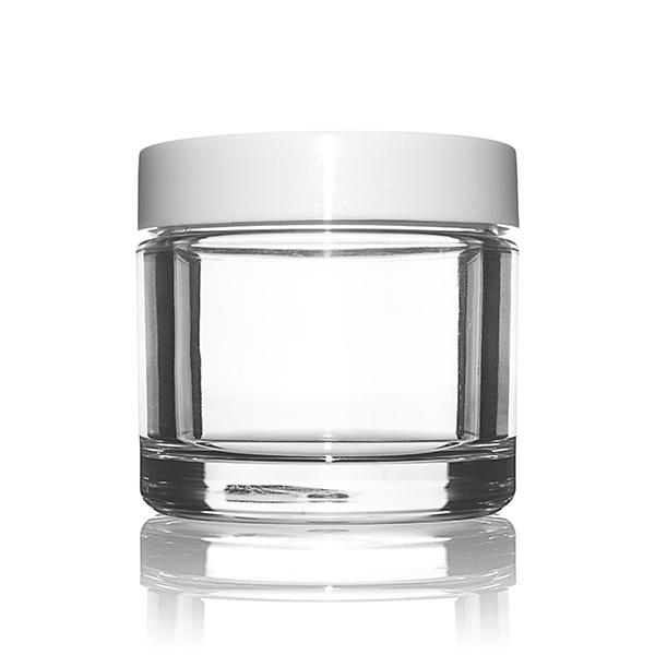 75ML CLEAR HEAVY WALL ROUND PETG PLASTIC JAR - 58-400 NECK-detail image