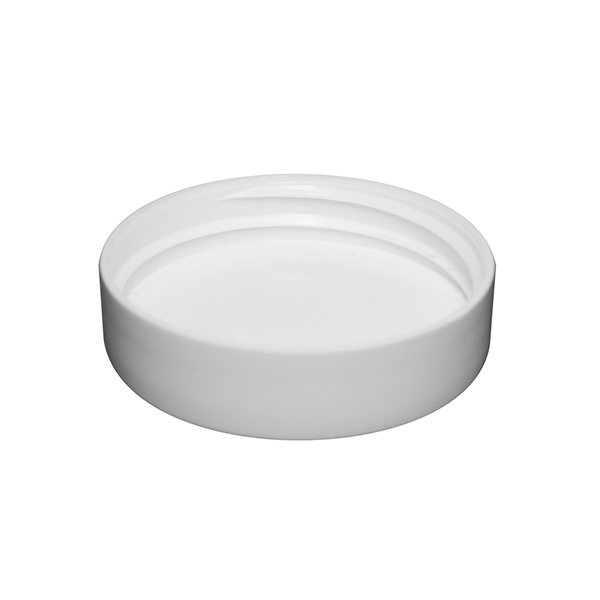 48-400 WHITE SMOOTH SIDE / SMOOTH TOP PP CAP - F217 LINER-detail image