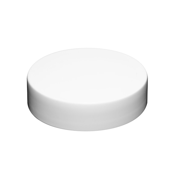 48-400 WHITE SMOOTH SIDE / SMOOTH TOP PP CAP - F217 LINER