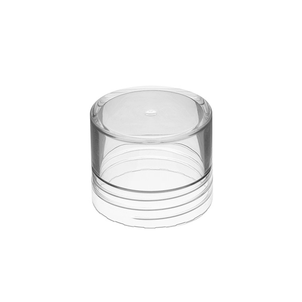 32MM CLEAR SMOOTH SIDE / SMOOTH TOP SAN CAP