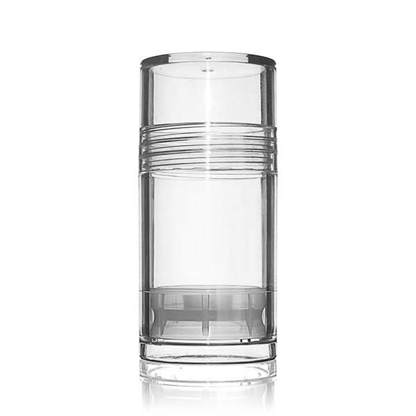 1OZ CLEAR PUSH-UP DEO STICK SAN PLASTIC BOTTLE - 34MM NECK