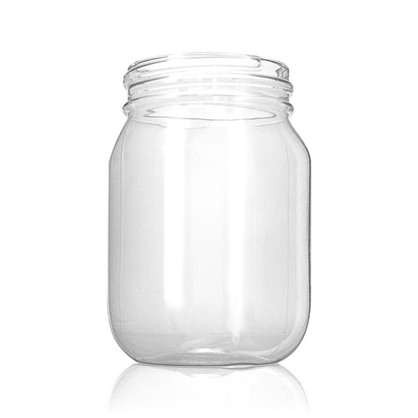 16OZ CLEAR PET MASON SQUARE - 70-470 NECK-detail image