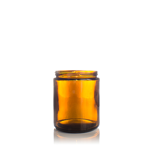 9 oz Straight Side Glass Jar with Lid - 70/400 CT Thread