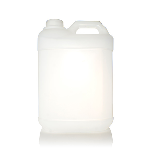10L NATURAL HDPE N/G HANDLE F-STYLE RETANGULAR - 63-IND NECK