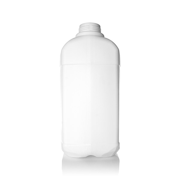 10L WHITE HDPE N/G HANDLE F-STYLE RECTANGULAR - 63-IND NECK-detail image