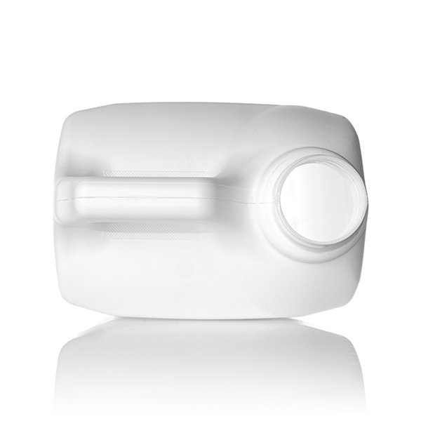 10L WHITE HDPE N/G HANDLE F-STYLE RECTANGULAR - 63-IND NECK-detail image