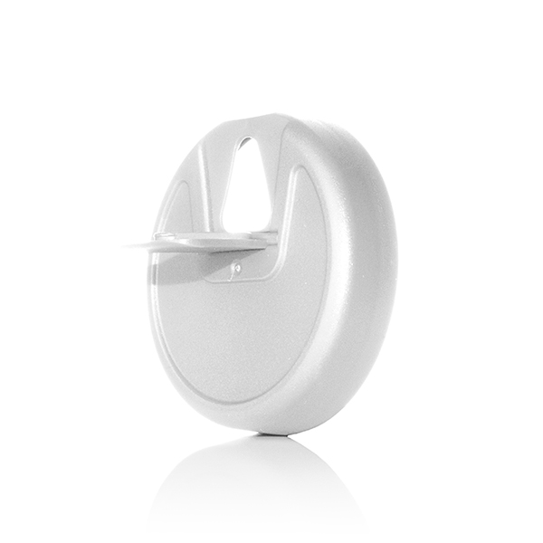 63MM WHITE SMOOTH SIDE / SMOOTH TOP PP SPECIALTY DISPENSING CLOSURE WITH DOOR-detail image
