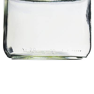12OZ FLINT GLASS CREAM/SALSA ROUND - 82-405 NECK-detail image