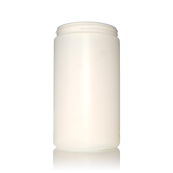 32OZ NATURAL HDPE JAR WIDE MOUTH ROUND - 89-400 NECK