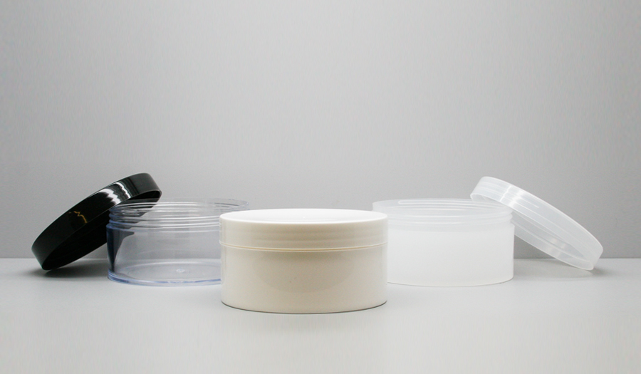 16OZ WHITE THICK WALL LOW PROFILE JAR ROUND PP - 120-400