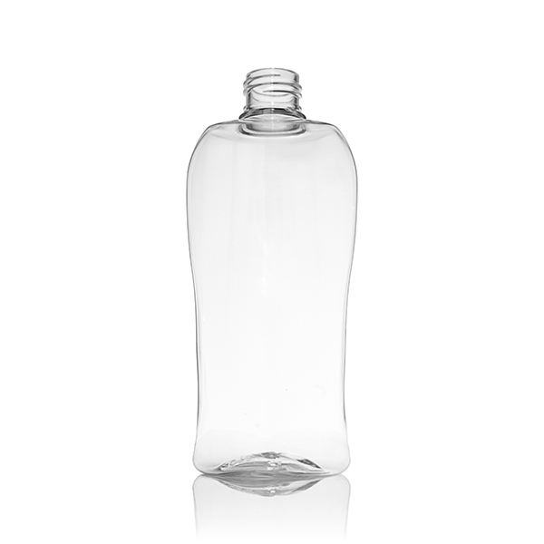 250ML CLEAR PET DESTINY OBLONG - 24-410 NECK