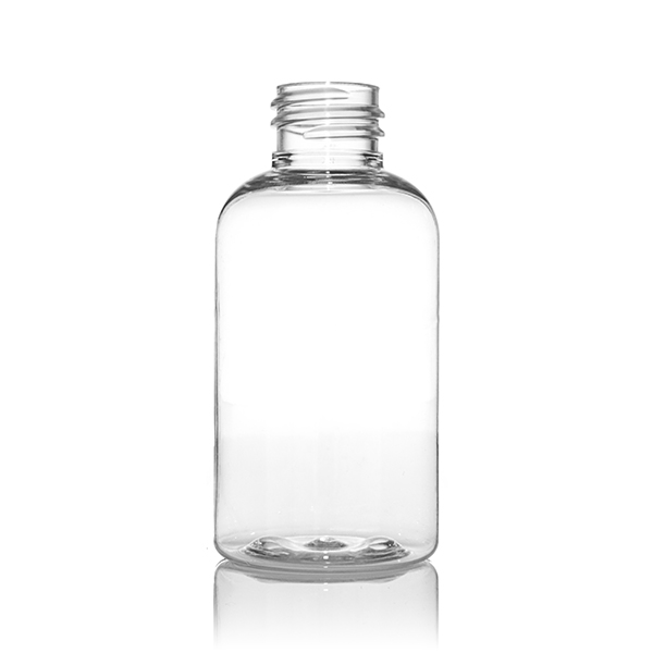 2OZ CLEAR PET BOSTON ROUND - 20-410 NECK
