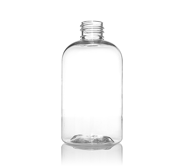 4OZ CLEAR PET BOSTON ROUND - 20-410 NECK