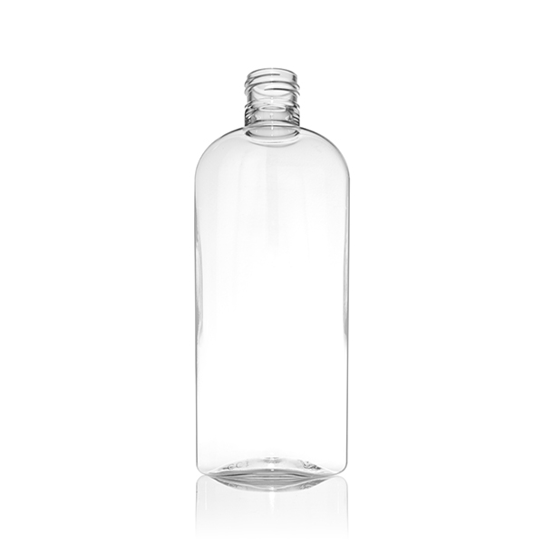 8OZ CLEAR PET COSMO OVAL - 24-415 NECK