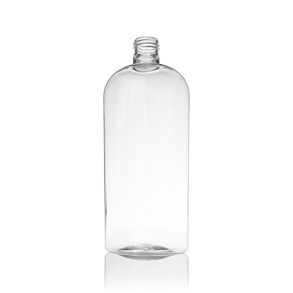 12OZ CLEAR PET COSMO OVAL - 24-415 NECK