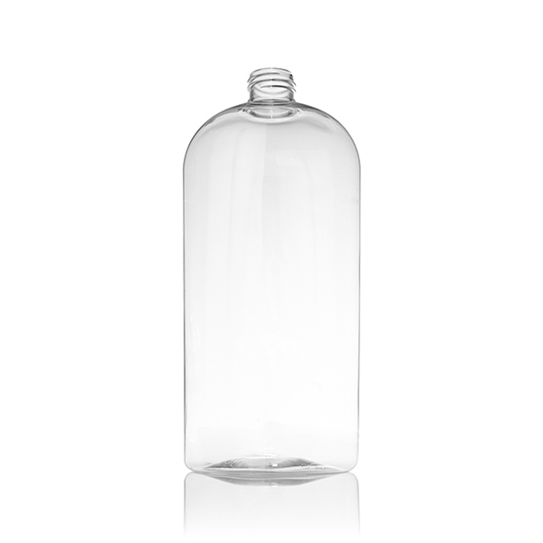16OZ CLEAR PET COSMO OVAL - 24-410 NECK