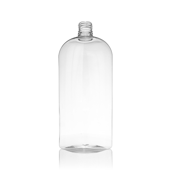  16OZ CLEAR PET COSMO OVAL - 24-415 NECK