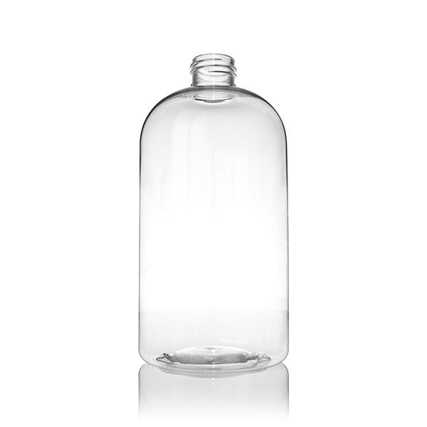 16OZ CLEAR PET BOSTON ROUND - 24-410 NECK