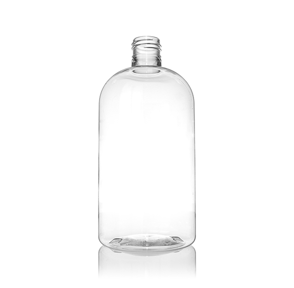 16OZ CLEAR PET BOSTON ROUND - 24-415 NECK