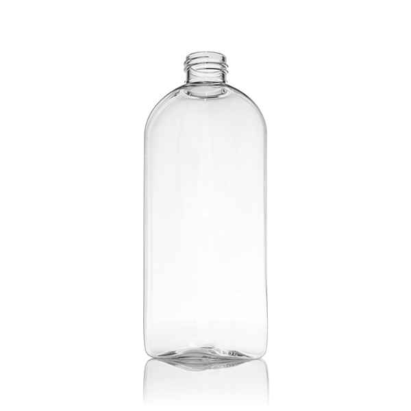 250ML CLEAR PET DUNDEE OBLONG - 24-410 NECK