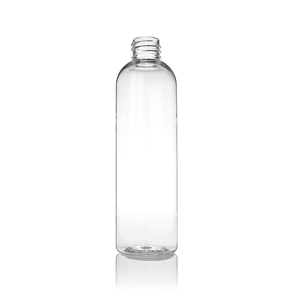 4OZ CLEAR PET COSMO ROUND - 20-410 NECK
