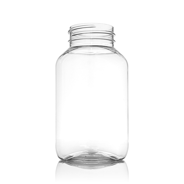 160CC CLEAR PET PHARMA OBLONG - 38-400 NECK