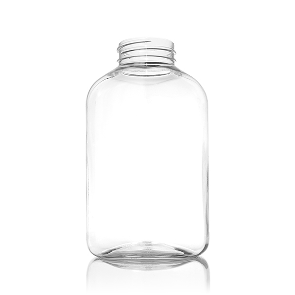 375CC CLEAR PET PHARMA OBLONG - 38-400 NECK