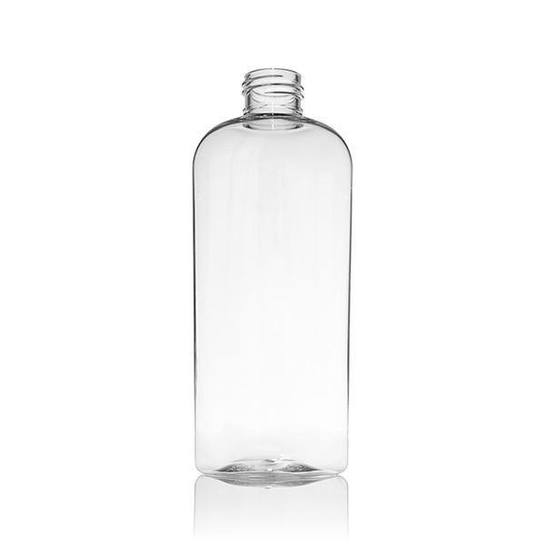 6OZ CLEAR PET COSMO OVAL - 24-410 NECK