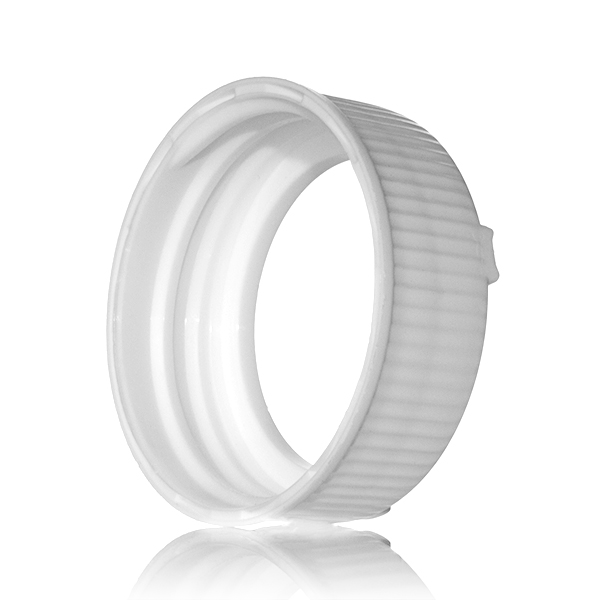 38-400 WHITE RIB SIDE PP 1.1" DIAMETER HOLE-detail image