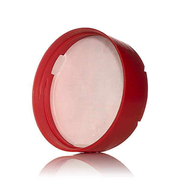 63-485 RED SMOOTH SIDE PP DUAL FLAPPER SPICE CLOSURE - PS113 LINER 0.200 / POUR ORIFICE-detail image