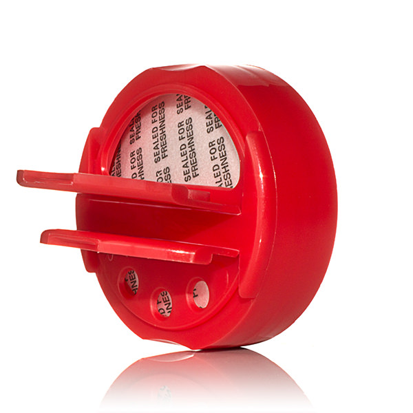 53-485 RED SMOOTH SIDE PP DUAL FLAPPER SPICE CLOSURE - PS113 LINER 0.200 / POUR ORIFICE-detail image